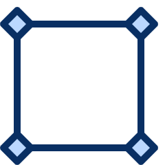 Vector Square Icon from Cyber Duotone Set