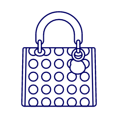 BLACK Purse Illustration from UX Line Set