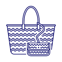 ZIGZAG PATTERN Purse Illustration from UX Line Set