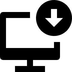 Desktop Download Icon from Nova Solid Set