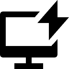 Desktop Flash Icon from Nova Solid Set