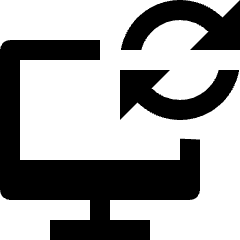 Desktop Sync Icon from Nova Solid Set