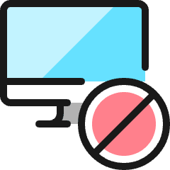 Monitor Disable Icon from Ultimate Colors Set