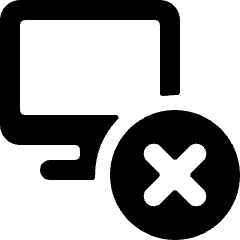 Monitor Remove Icon from Ultimate Bold Set