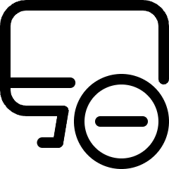 Monitor Subtract Icon from Ultimate Regular Set