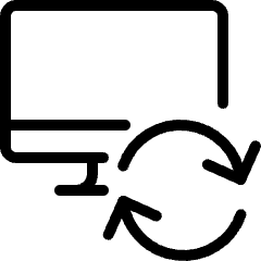 Monitor Sync Icon from Ultimate Light Set