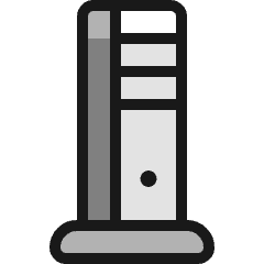 Desktop Computer 2 Icon from Ultimate Colors Set