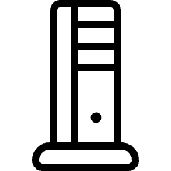 Desktop Computer 2 Icon from Ultimate Light Set