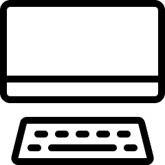 Desktop Computer Icon from Ultimate Light Set