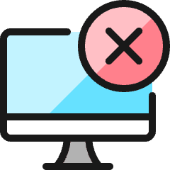 Desktop Monitor Remove Icon from Ultimate Colors Set