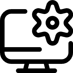 Desktop Monitor Settings Icon from Ultimate Regular Set