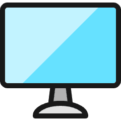 Monitor 1 Icon from Ultimate Colors Set