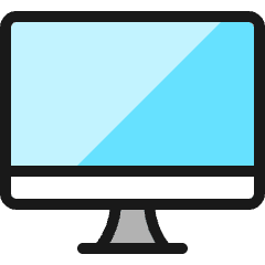 Monitor Icon from Ultimate Colors Set