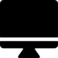 Monitor Icon from Ultimate Bold Set