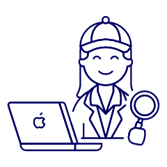 Detective 1 2 Illustration from UX Line Set