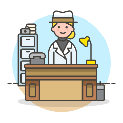 Detective Office 2 Illustration from UX Colors Set