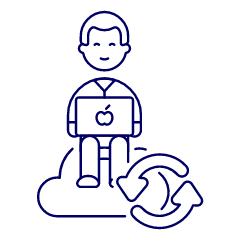 Cloud Developer 2 Illustration from UX Line Set