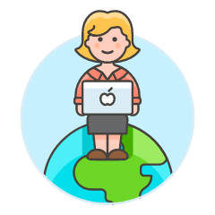 Global Coding 4 Illustration from UX Colors Set