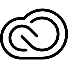 Adobe Cloud Logo Icon from Ultimate Light Set