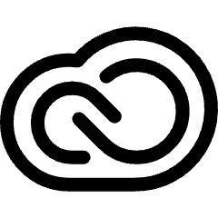 Adobe Cloud Logo Icon from Ultimate Regular Set