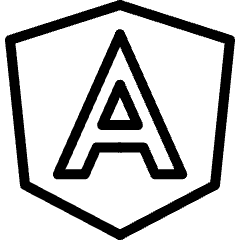 Angular Logo Icon from Ultimate Light Set
