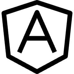 Angular Logo Icon from Ultimate Regular Set
