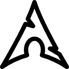 Arch Linux Logo Icon from Ultimate Regular Set