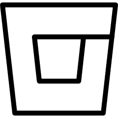 Bitbucket Logo Icon from Ultimate Light Set