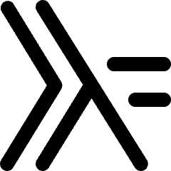 Haskell Logo 2 Icon from Ultimate Bold Set
