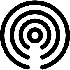 IBeacon Logo Icon from Ultimate Regular Set