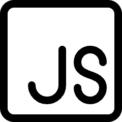 Java Script Logo Icon from Ultimate Regular Set
