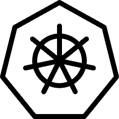 Kubernetes Logo Icon from Ultimate Light Set