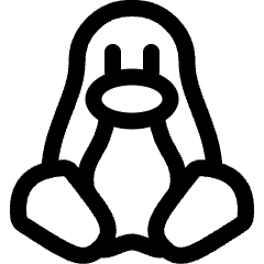 Linux Logo Icon from Ultimate Regular Set