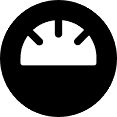 Protractor Logo Icon from Ultimate Bold Set