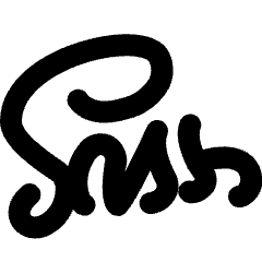 Sass Logo Icon from Ultimate Bold Set