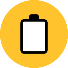 Battery Full Icon from Kameleon Pop Set