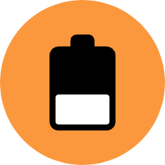 Battery Medium Icon from Kameleon Pop Set