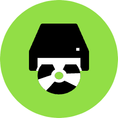 Cd Drive Icon from Kameleon Pop Set