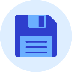Floppy Disk Icon from Kameleon Duo Set