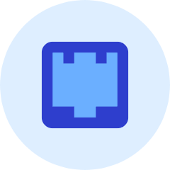 Lan Connector Icon from Kameleon Duo Set