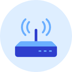 Wifi Router Icon from Kameleon Duo Set