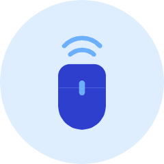 Wireless Mouse Icon from Kameleon Duo Set