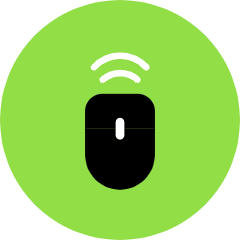 Wireless Mouse Icon from Kameleon Pop Set