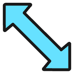 Diagram Arrow Diagonal Icon from Ultimate Colors Set