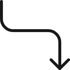 Diagram Curve Down Icon from Ultimate Colors Set