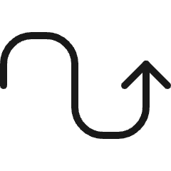 Diagram Curve Rise Icon from Ultimate Colors Set