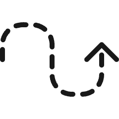 Diagram Curve Rise Dash Icon from Ultimate Colors Set