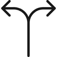Diagram Split Vertical Icon from Ultimate Colors Set