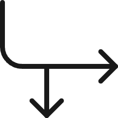 Diagram Steady And Fall Icon from Ultimate Colors Set