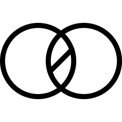 Boolean And 1 Icon from Ultimate Light Set